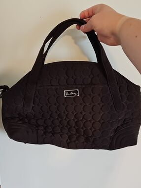 Vera Bradley Black Quilted Shoulder Bag